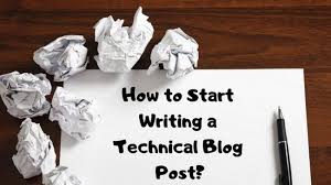 Tips on Writing Your First Technical Blog